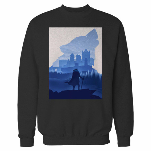 Your game of thrones stark winterfell wolf crewneck sweatshirt just got an update. This super comfortable and lighter weight crewneck will become your favorite go-to sweatshirt. The cozy spandex cuffs and waistband make this pill-resistant sweatshirt a fan favorite.And your group will look and feel their best in this premium ringspun cotton crew.