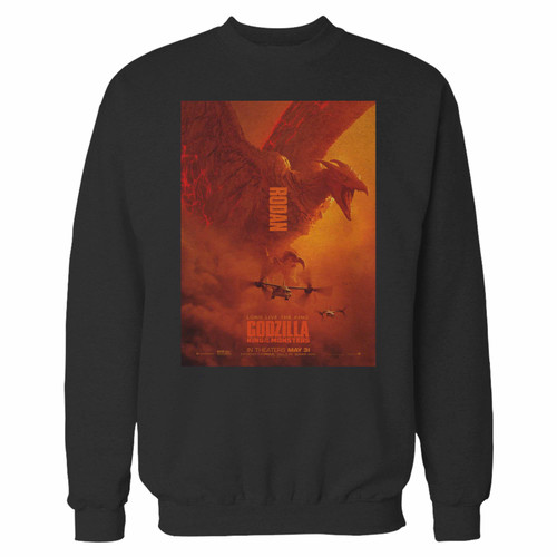 Your godzilla king of the monsters 2 crewneck sweatshirt just got an update. This super comfortable and lighter weight crewneck will become your favorite go-to sweatshirt. The cozy spandex cuffs and waistband make this pill-resistant sweatshirt a fan favorite.And your group will look and feel their best in this premium ringspun cotton crew.