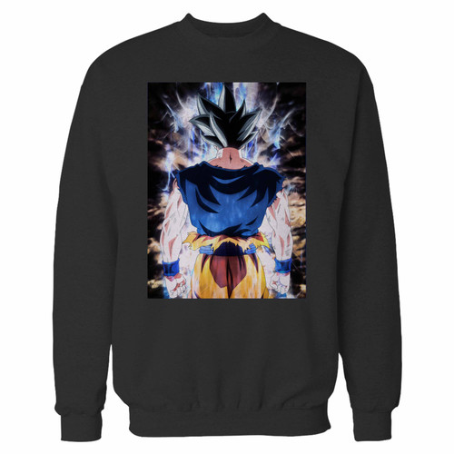 Your goku ultra instinct dragonball super crewneck sweatshirt just got an update. This super comfortable and lighter weight crewneck will become your favorite go-to sweatshirt. The cozy spandex cuffs and waistband make this pill-resistant sweatshirt a fan favorite.And your group will look and feel their best in this premium ringspun cotton crew.