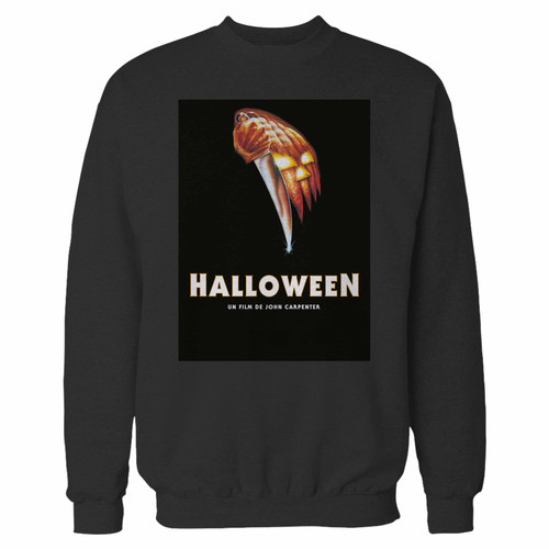 Your halloween 1978 movie crewneck sweatshirt just got an update. This super comfortable and lighter weight crewneck will become your favorite go-to sweatshirt. The cozy spandex cuffs and waistband make this pill-resistant sweatshirt a fan favorite.And your group will look and feel their best in this premium ringspun cotton crew.
