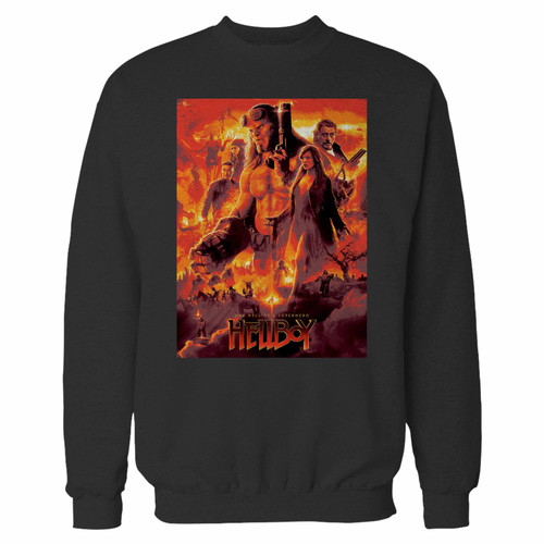 Your hellboy 2019 crewneck sweatshirt just got an update. This super comfortable and lighter weight crewneck will become your favorite go-to sweatshirt. The cozy spandex cuffs and waistband make this pill-resistant sweatshirt a fan favorite.And your group will look and feel their best in this premium ringspun cotton crew.