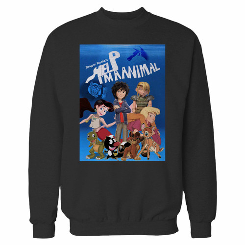 Your help im an animal crewneck sweatshirt just got an update. This super comfortable and lighter weight crewneck will become your favorite go-to sweatshirt. The cozy spandex cuffs and waistband make this pill-resistant sweatshirt a fan favorite.And your group will look and feel their best in this premium ringspun cotton crew.