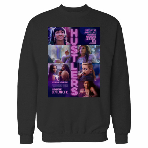 Your hustlers new movie crewneck sweatshirt just got an update. This super comfortable and lighter weight crewneck will become your favorite go-to sweatshirt. The cozy spandex cuffs and waistband make this pill-resistant sweatshirt a fan favorite.And your group will look and feel their best in this premium ringspun cotton crew.