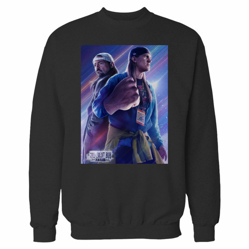 Your jay and silent bob reboot 1 crewneck sweatshirt just got an update. This super comfortable and lighter weight crewneck will become your favorite go-to sweatshirt. The cozy spandex cuffs and waistband make this pill-resistant sweatshirt a fan favorite.And your group will look and feel their best in this premium ringspun cotton crew.