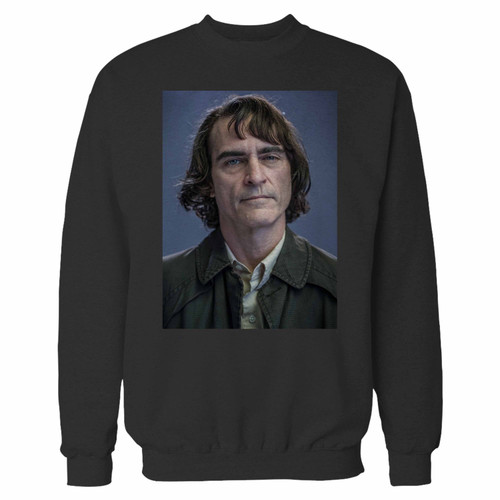 Your joaquin phoenix joker crewneck sweatshirt just got an update. This super comfortable and lighter weight crewneck will become your favorite go-to sweatshirt. The cozy spandex cuffs and waistband make this pill-resistant sweatshirt a fan favorite.And your group will look and feel their best in this premium ringspun cotton crew.