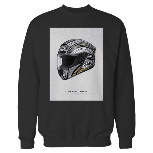 Your john mcguinness helmet crewneck sweatshirt just got an update. This super comfortable and lighter weight crewneck will become your favorite go-to sweatshirt. The cozy spandex cuffs and waistband make this pill-resistant sweatshirt a fan favorite.And your group will look and feel their best in this premium ringspun cotton crew.