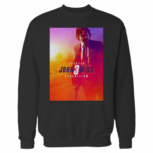 Your john wick movie crewneck sweatshirt just got an update. This super comfortable and lighter weight crewneck will become your favorite go-to sweatshirt. The cozy spandex cuffs and waistband make this pill-resistant sweatshirt a fan favorite.And your group will look and feel their best in this premium ringspun cotton crew.
