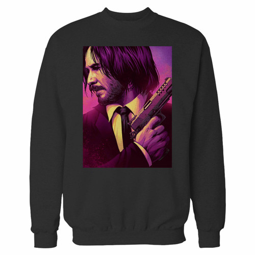 Your john wick movie inspired crewneck sweatshirt just got an update. This super comfortable and lighter weight crewneck will become your favorite go-to sweatshirt. The cozy spandex cuffs and waistband make this pill-resistant sweatshirt a fan favorite.And your group will look and feel their best in this premium ringspun cotton crew.