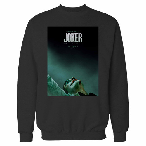 Your joker movie crewneck sweatshirt just got an update. This super comfortable and lighter weight crewneck will become your favorite go-to sweatshirt. The cozy spandex cuffs and waistband make this pill-resistant sweatshirt a fan favorite.And your group will look and feel their best in this premium ringspun cotton crew.