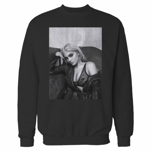 Your kylie jenner bad ass full crewneck sweatshirt just got an update. This super comfortable and lighter weight crewneck will become your favorite go-to sweatshirt. The cozy spandex cuffs and waistband make this pill-resistant sweatshirt a fan favorite.And your group will look and feel their best in this premium ringspun cotton crew.