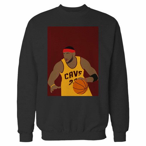 Your lebron james cleveland basketball crewneck sweatshirt just got an update. This super comfortable and lighter weight crewneck will become your favorite go-to sweatshirt. The cozy spandex cuffs and waistband make this pill-resistant sweatshirt a fan favorite.And your group will look and feel their best in this premium ringspun cotton crew.
