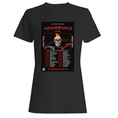 These are astroworld travis scotttour 2019 poster women t shirt that are cute tied to the side or paired with a cardigan or jacket for a more styled look. So comfy and classic, they are sure to make your vacation extra magical.