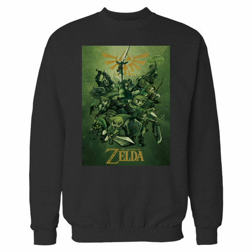 Your link the legend of zelda crewneck sweatshirt just got an update. This super comfortable and lighter weight crewneck will become your favorite go-to sweatshirt. The cozy spandex cuffs and waistband make this pill-resistant sweatshirt a fan favorite.And your group will look and feel their best in this premium ringspun cotton crew.
