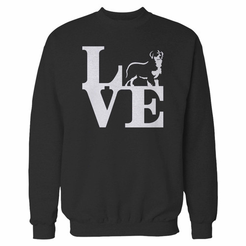 Your love bernese mountain dog crewneck sweatshirt just got an update. This super comfortable and lighter weight crewneck will become your favorite go-to sweatshirt. The cozy spandex cuffs and waistband make this pill-resistant sweatshirt a fan favorite.And your group will look and feel their best in this premium ringspun cotton crew.