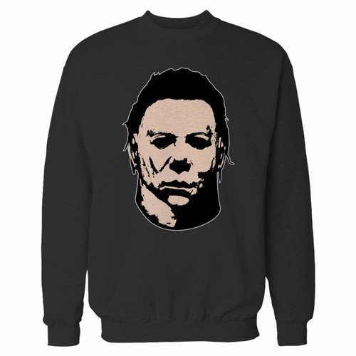 Your michael myers halloween crewneck sweatshirt just got an update. This super comfortable and lighter weight crewneck will become your favorite go-to sweatshirt. The cozy spandex cuffs and waistband make this pill-resistant sweatshirt a fan favorite.And your group will look and feel their best in this premium ringspun cotton crew.