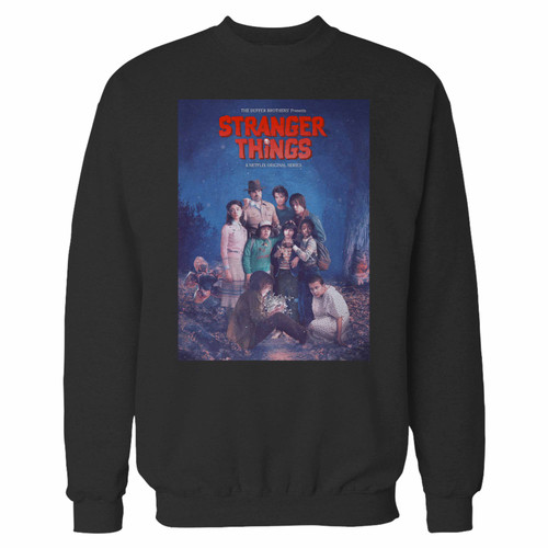 Your new stranger things crewneck sweatshirt just got an update. This super comfortable and lighter weight crewneck will become your favorite go-to sweatshirt. The cozy spandex cuffs and waistband make this pill-resistant sweatshirt a fan favorite.And your group will look and feel their best in this premium ringspun cotton crew.