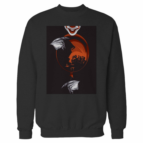 Your pennywise it horror movie crewneck sweatshirt just got an update. This super comfortable and lighter weight crewneck will become your favorite go-to sweatshirt. The cozy spandex cuffs and waistband make this pill-resistant sweatshirt a fan favorite.And your group will look and feel their best in this premium ringspun cotton crew.