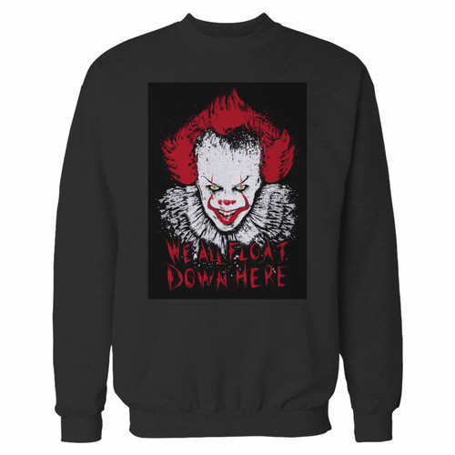 Your pennywise we all float down here crewneck sweatshirt just got an update. This super comfortable and lighter weight crewneck will become your favorite go-to sweatshirt. The cozy spandex cuffs and waistband make this pill-resistant sweatshirt a fan favorite.And your group will look and feel their best in this premium ringspun cotton crew.