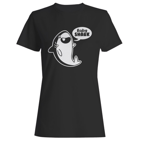These are baby shark fish jaws funny women t shirt that are cute tied to the side or paired with a cardigan or jacket for a more styled look. So comfy and classic, they are sure to make your vacation extra magical.