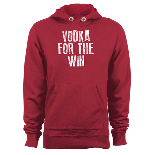 Was created with comfort in mind, this vodka for the win custom hoodie lighter weight is perfect for any activity. Teams and groups love this hoodie for its affordable price and variety of colors.