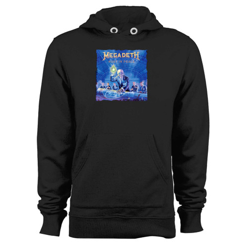 Was created with comfort in mind, this megadeth rust in peace black inspired hoodie lighter weight is perfect for any activity. Teams and groups love this hoodie for its affordable price and variety of colors.