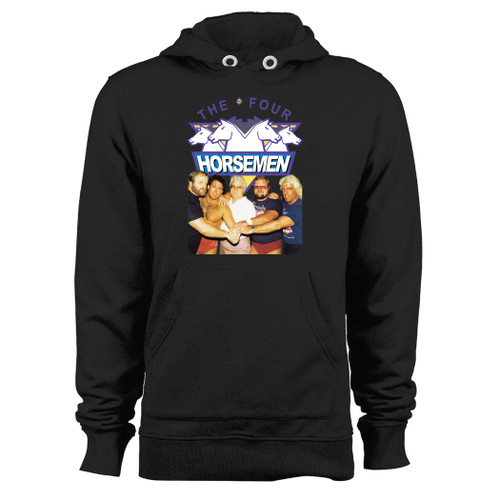 Was created with comfort in mind, this the four horsemen wrestler inspired hoodie lighter weight is perfect for any activity. Teams and groups love this hoodie for its affordable price and variety of colors.
