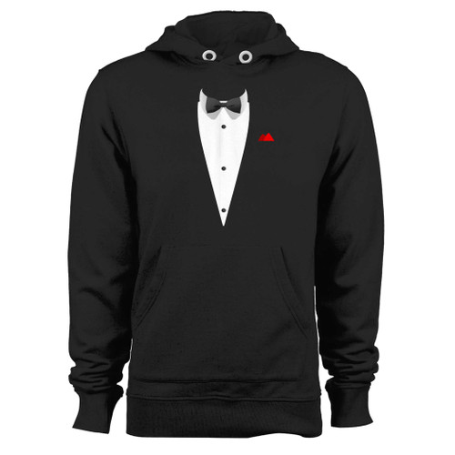 Was created with comfort in mind, this tuxedo inspired hoodie lighter weight is perfect for any activity. Teams and groups love this hoodie for its affordable price and variety of colors.