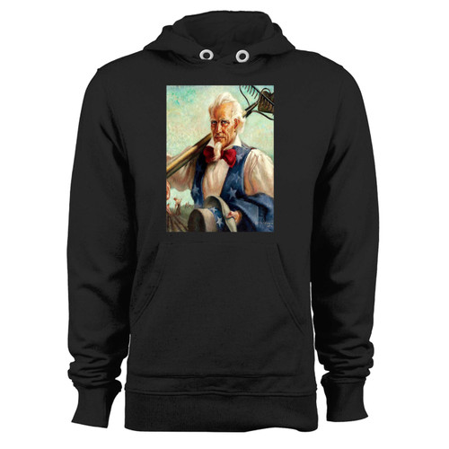 Was created with comfort in mind, this uncle sam farmer hoodie lighter weight is perfect for any activity. Teams and groups love this hoodie for its affordable price and variety of colors.