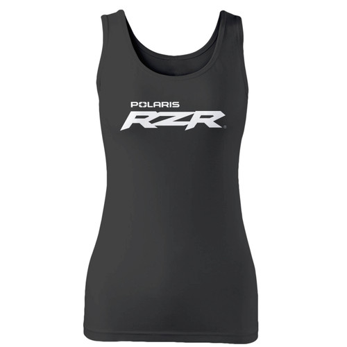 High quality print of this slim fit polaris new rzr 2 women tank top will turn heads. And bystanders won't be disappointed - the racerback cut looks good one any woman's shoulders.