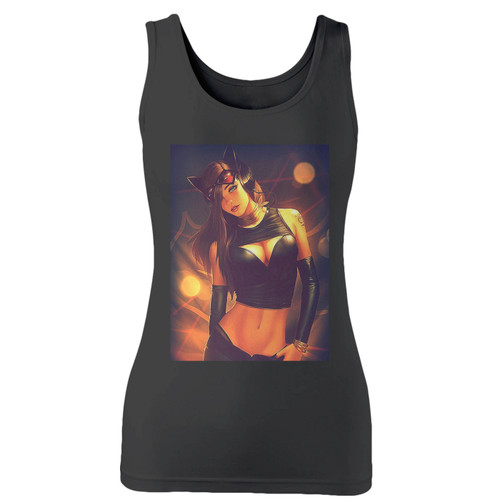 High quality print of this slim fit make me purr! women tank top will turn heads. And bystanders won't be disappointed - the racerback cut looks good one any woman's shoulders.