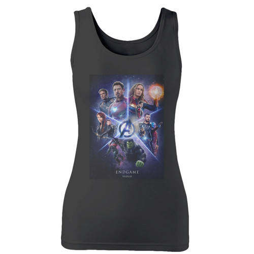High quality print of this slim fit marvel avengers end game women tank top will turn heads. And bystanders won't be disappointed - the racerback cut looks good one any woman's shoulders.