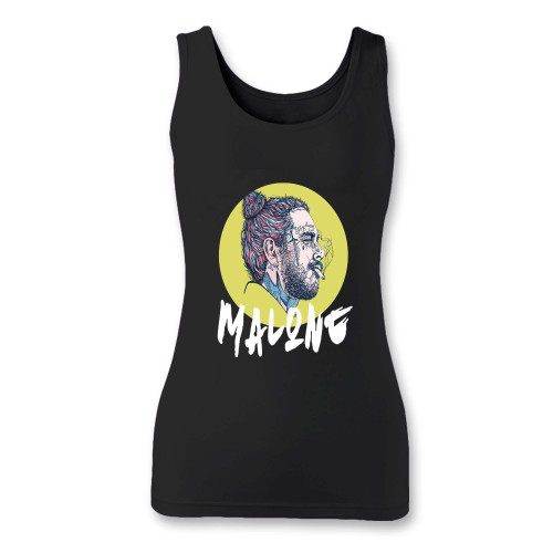 High quality print of this slim fit rapper post leave me malone women tank top will turn heads. And bystanders won't be disappointed - the racerback cut looks good one any woman's shoulders.