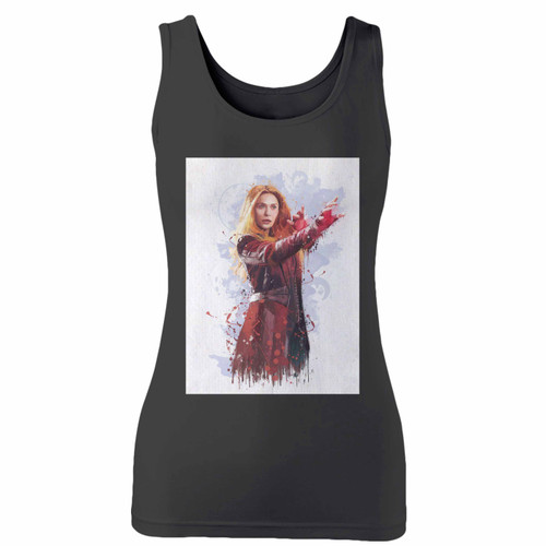 High quality print of this slim fit scarlet witch infinity war women tank top will turn heads. And bystanders won't be disappointed - the racerback cut looks good one any woman's shoulders.