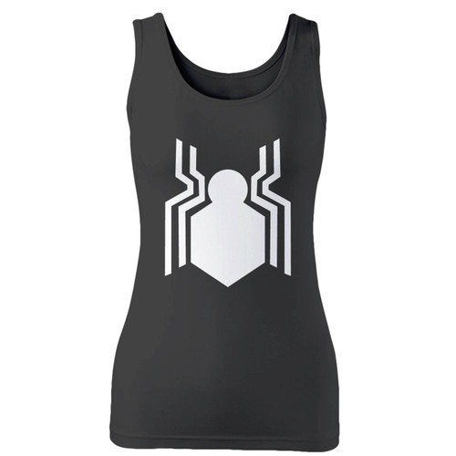 High quality print of this slim fit spiderman homecoming logo women tank top will turn heads. And bystanders won't be disappointed - the racerback cut looks good one any woman's shoulders.