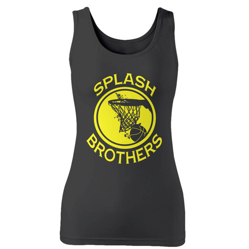 High quality print of this slim fit splash brothers women tank top will turn heads. And bystanders won't be disappointed - the racerback cut looks good one any woman's shoulders.