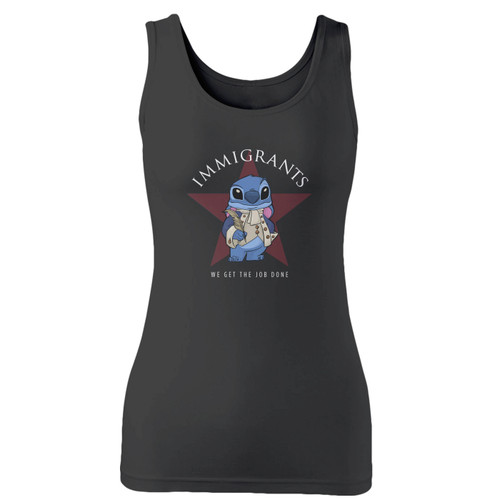 High quality print of this slim fit stitch hamilton women tank top will turn heads. And bystanders won't be disappointed - the racerback cut looks good one any woman's shoulders.