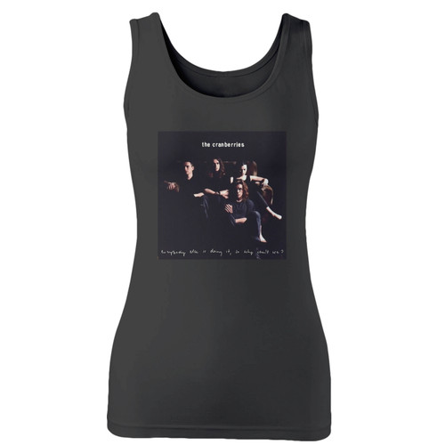 High quality print of this slim fit the cranberries 1993 album rock band women tank top will turn heads. And bystanders won't be disappointed - the racerback cut looks good one any woman's shoulders.