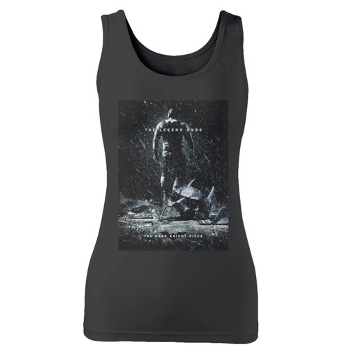 High quality print of this slim fit the dark knight rises women tank top will turn heads. And bystanders won't be disappointed - the racerback cut looks good one any woman's shoulders.