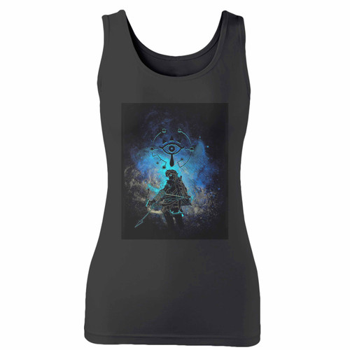 High quality print of this slim fit the legend of zelda breath of the wild inspired women tank top will turn heads. And bystanders won't be disappointed - the racerback cut looks good one any woman's shoulders.