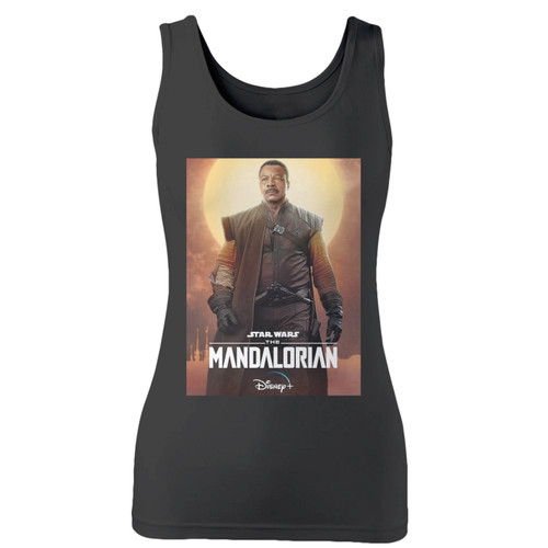 High quality print of this slim fit the mandalorian carl weathers women tank top will turn heads. And bystanders won't be disappointed - the racerback cut looks good one any woman's shoulders.