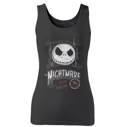 High quality print of this slim fit the nightmare before christmas art wiskey women tank top will turn heads. And bystanders won't be disappointed - the racerback cut looks good one any woman's shoulders.