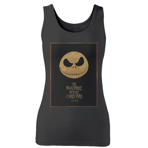 High quality print of this slim fit the nightmare before christmas jack women tank top will turn heads. And bystanders won't be disappointed - the racerback cut looks good one any woman's shoulders.