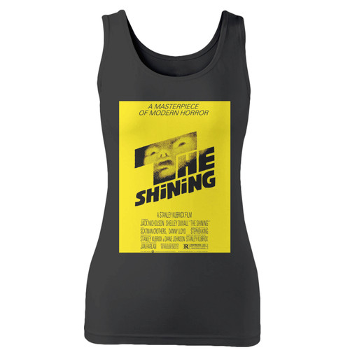High quality print of this slim fit the shining horror movie women tank top will turn heads. And bystanders won't be disappointed - the racerback cut looks good one any woman's shoulders.