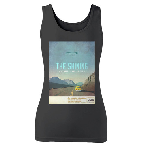 High quality print of this slim fit the shining retro movie women tank top will turn heads. And bystanders won't be disappointed - the racerback cut looks good one any woman's shoulders.