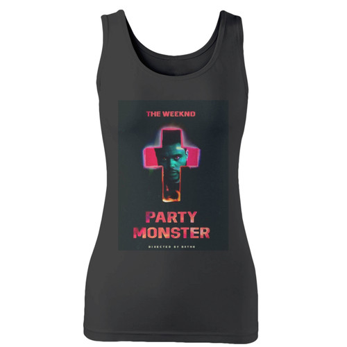 High quality print of this slim fit the weeknd starboy party monster women tank top will turn heads. And bystanders won't be disappointed - the racerback cut looks good one any woman's shoulders.