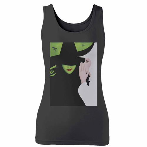 High quality print of this slim fit the wicked musical women tank top will turn heads. And bystanders won't be disappointed - the racerback cut looks good one any woman's shoulders.