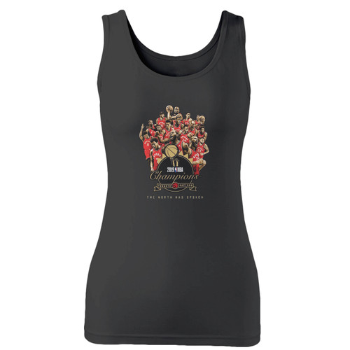High quality print of this slim fit toronto raptors finals 2019 champions women tank top will turn heads. And bystanders won't be disappointed - the racerback cut looks good one any woman's shoulders.