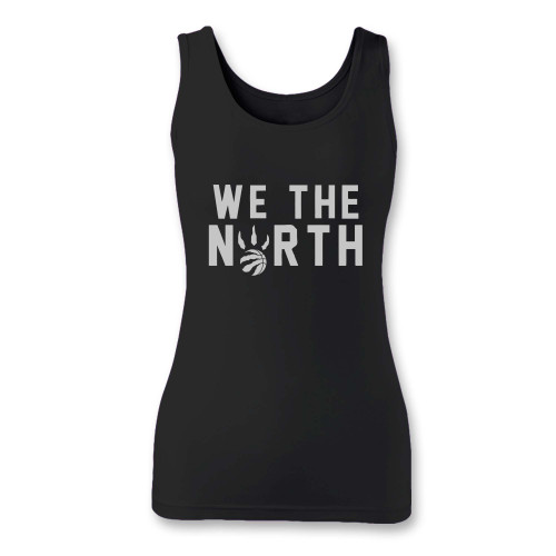 High quality print of this slim fit toronto raptors we the north women tank top will turn heads. And bystanders won't be disappointed - the racerback cut looks good one any woman's shoulders.