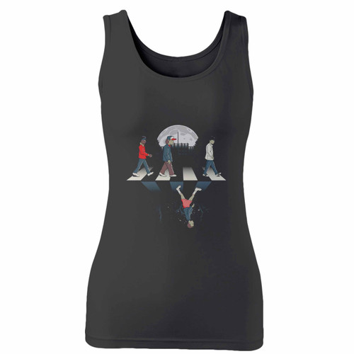 High quality print of this slim fit upside down road stranger things women tank top will turn heads. And bystanders won't be disappointed - the racerback cut looks good one any woman's shoulders.