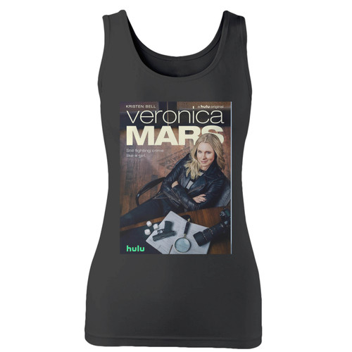 High quality print of this slim fit veronica mars tv seriers women tank top will turn heads. And bystanders won't be disappointed - the racerback cut looks good one any woman's shoulders.